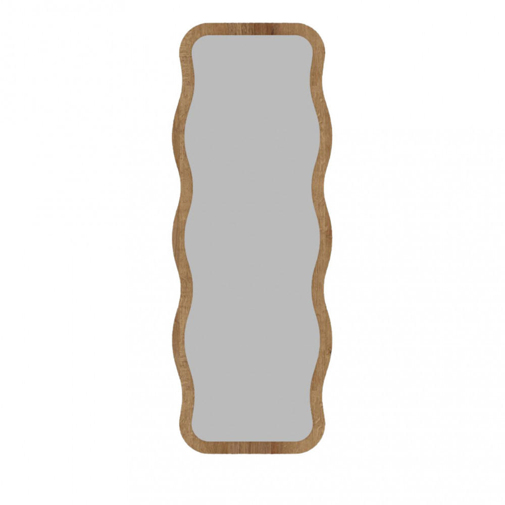 STANDSPIEGEL aus Holz 50x160 cm - Luna - Klares Holz - Eschefarben, Holz (50/160/2.2cm) - Drawer