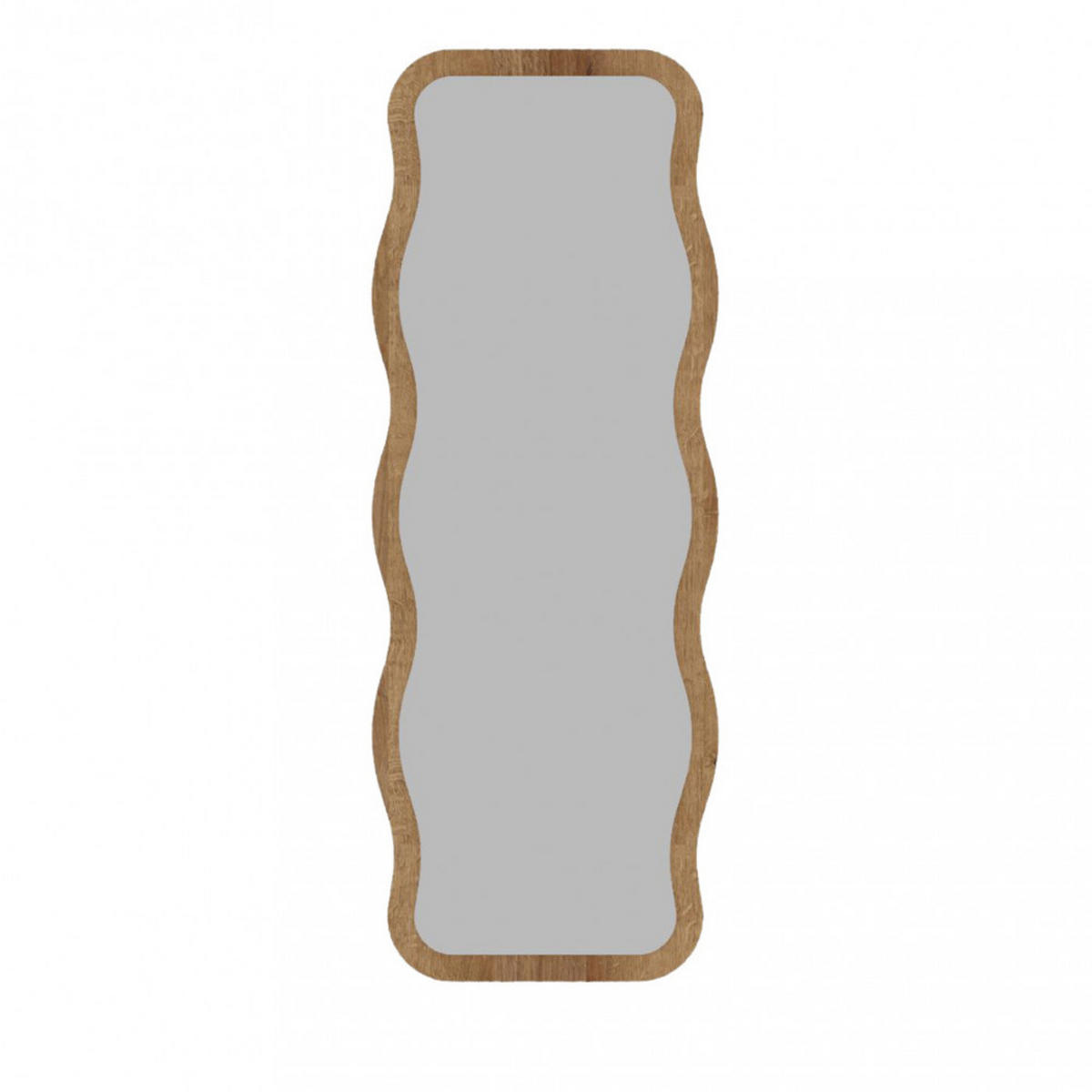 STANDSPIEGEL aus Holz 50x160 cm - Luna - Klares Holz - Eschefarben, Holz (50/160/2.2cm) - Drawer