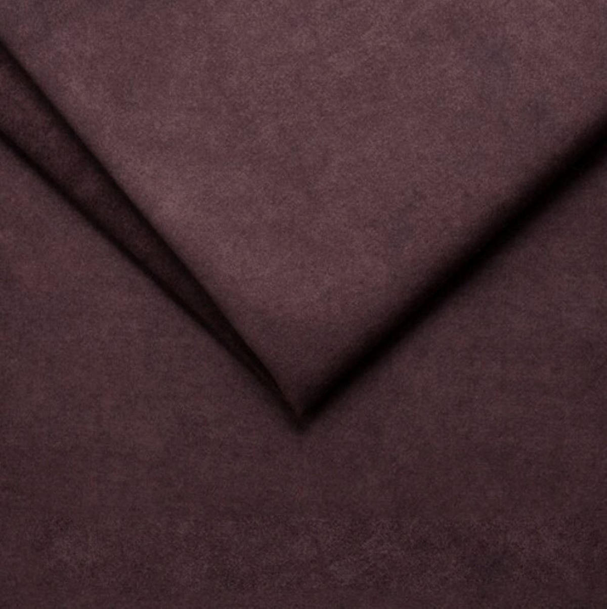 SOFA CHESTERFIELD Elegant Klassisch Schick Stoff Whisper Velours Rotwein - Rot, Holz/Textil (202/77/90cm) - Kaiser Möbel