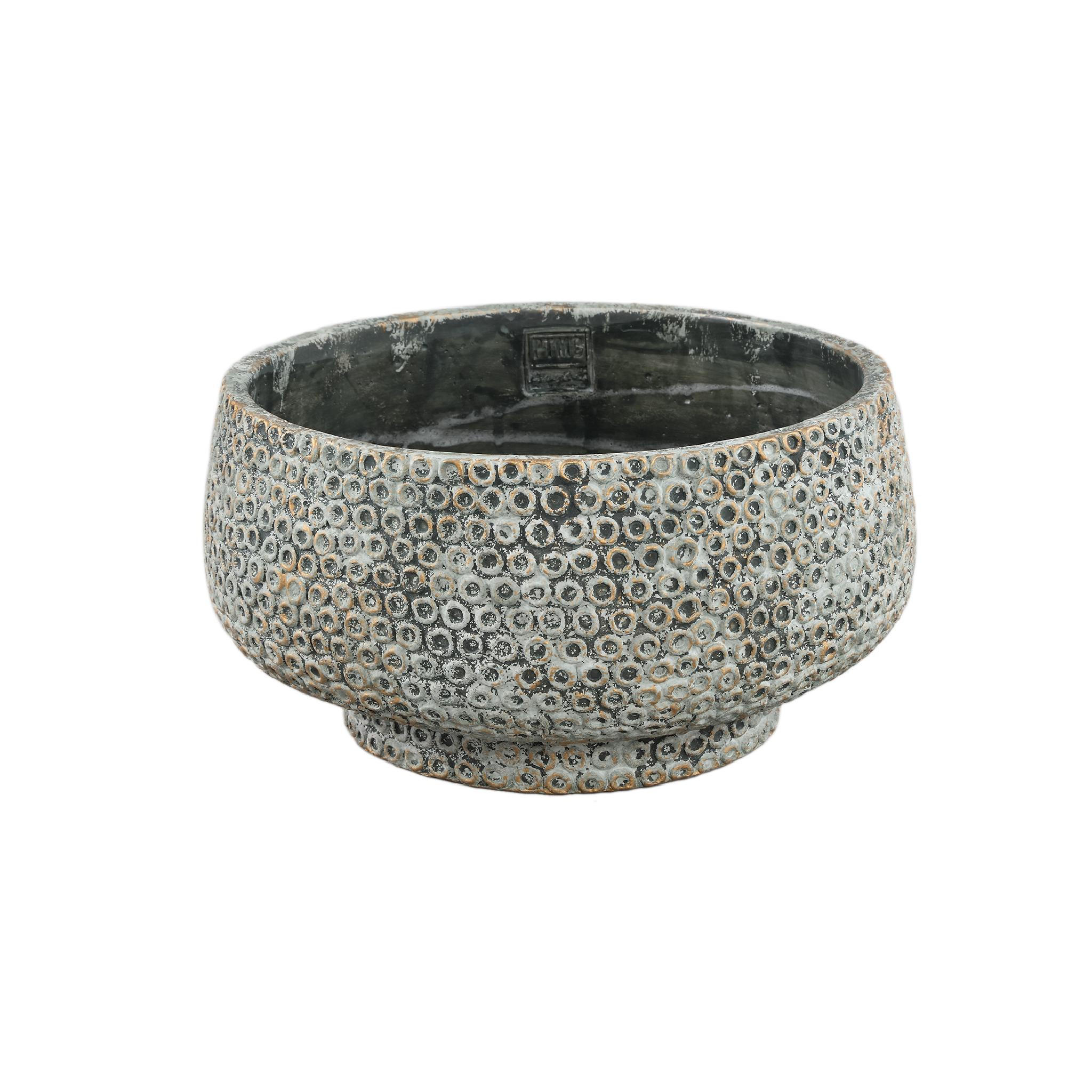 SCHALE Laim Grau 30/30/15cm - Grau, Stein (15cm) - PTMD Collection
