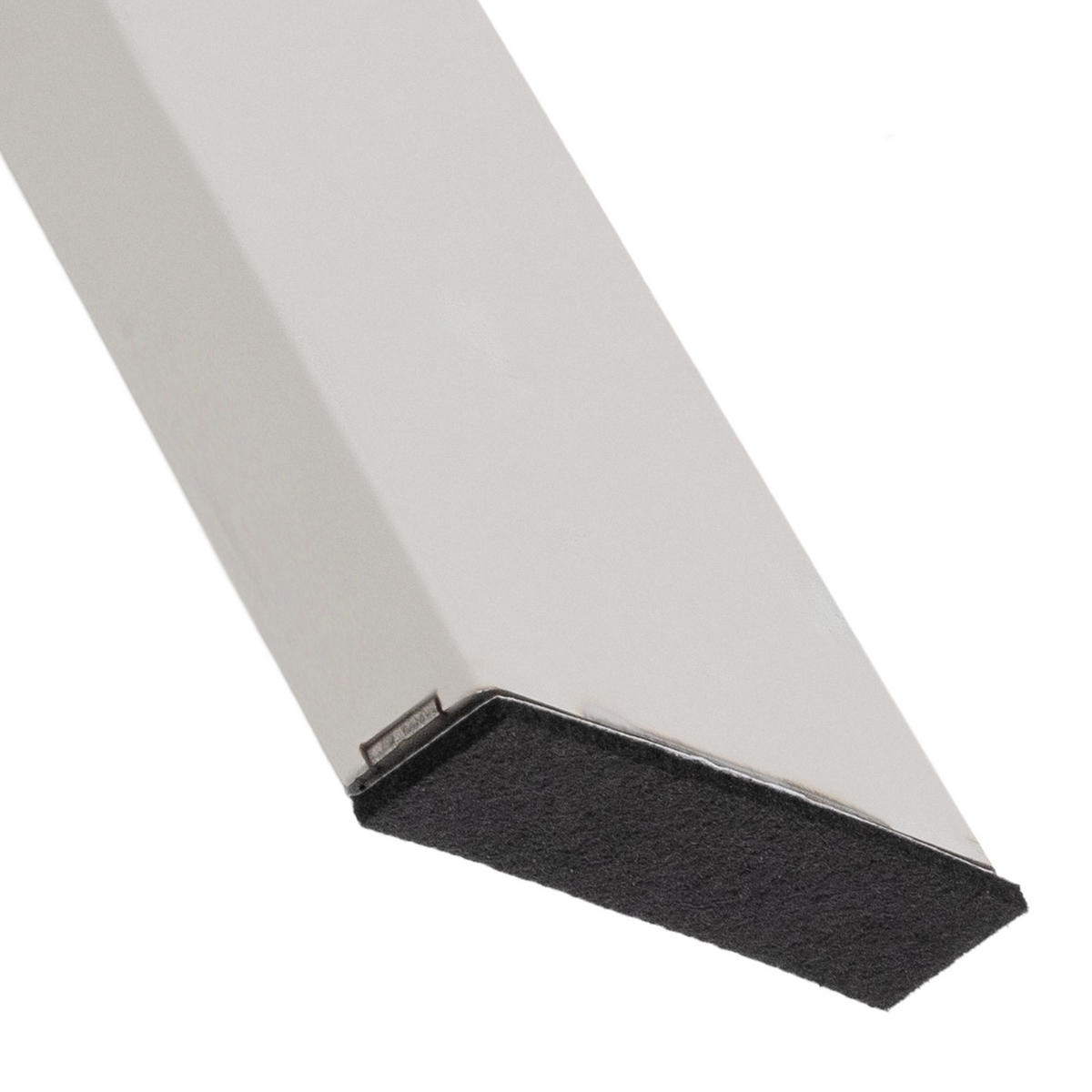 TISCHBEINE 2er Set Loft 44 x 42 cm Silber - Silberfarben, Metall (8/42/44cm) - ML-DESIGN