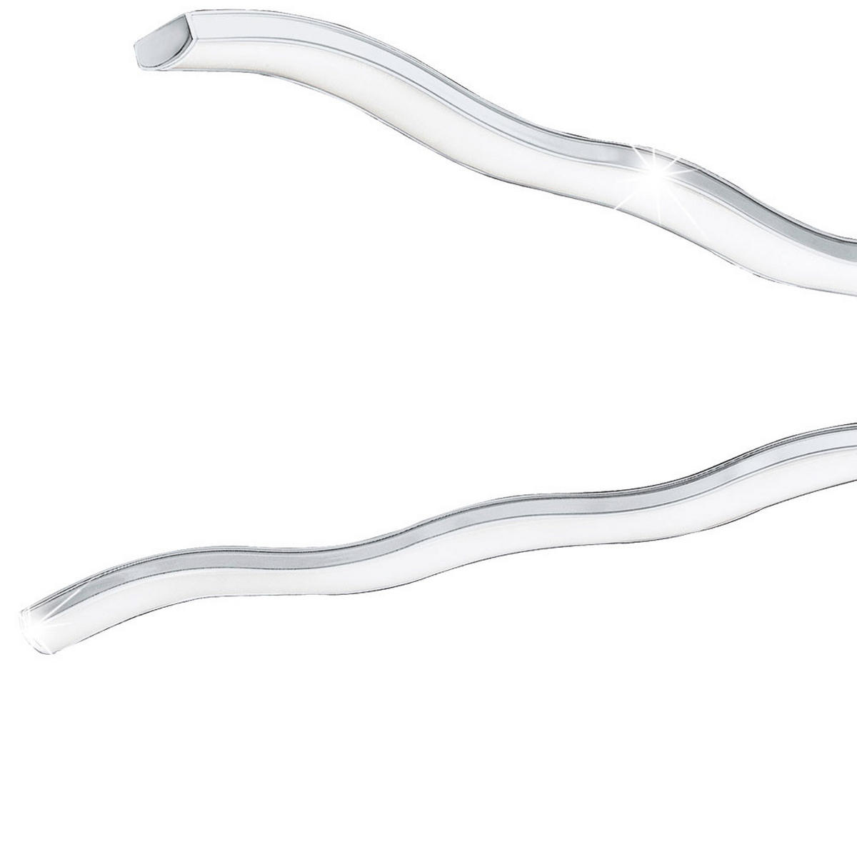 LED DECKENLEUCHTE Roncade Silber Chrom - Silberfarben, Metall (78.5/78.5/6cm)