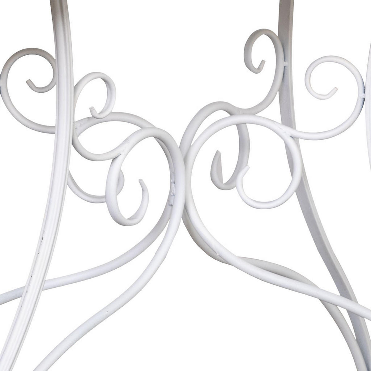 KONSOLENTISCH aus Metall, weiß, 100x52x76cm - Weiß, Holz (52/100/76cm) - Wanderlust