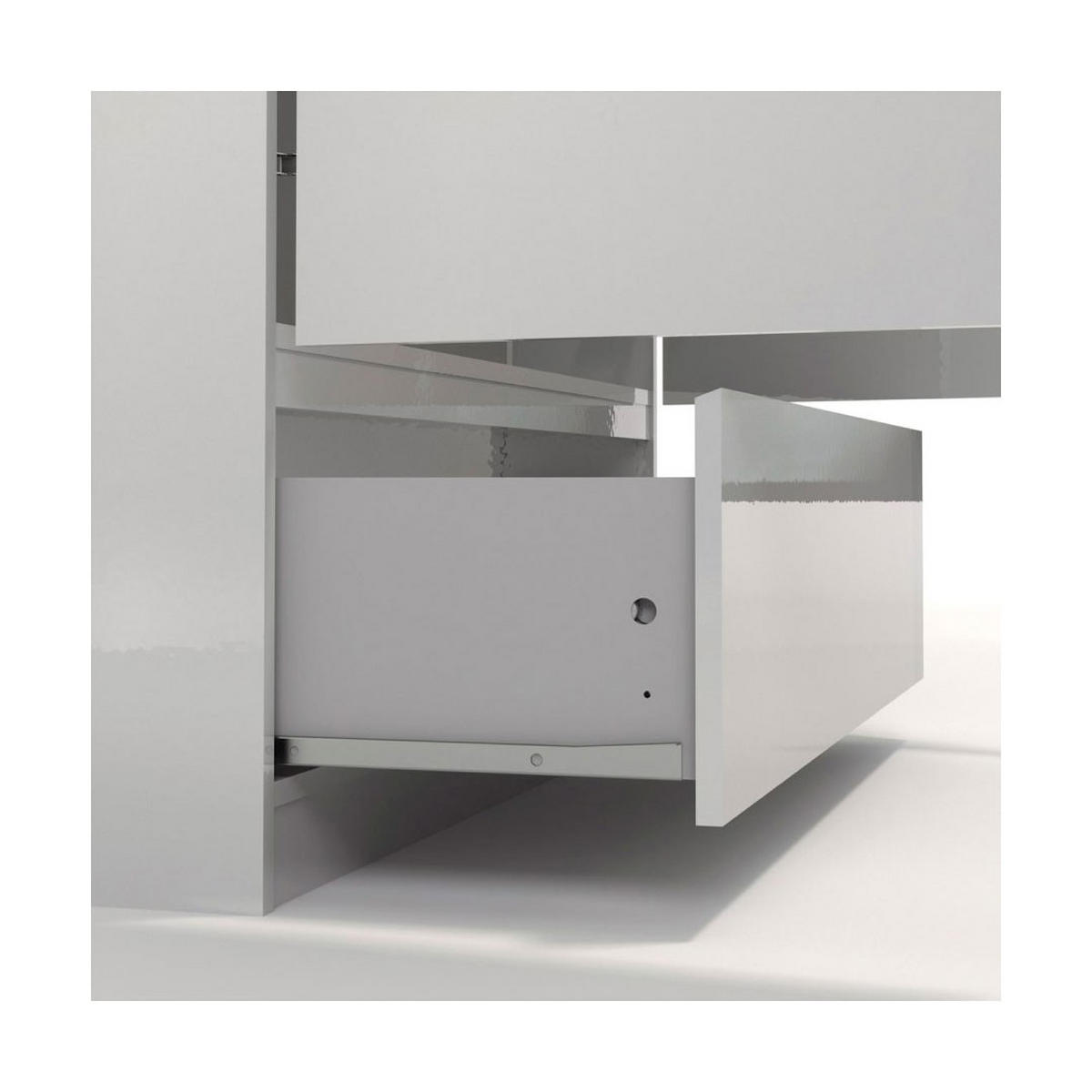 GARDEROBENSCHRANK weiß - Weiß, Holzwerkstoff (99/201/50cm) - ebuy24