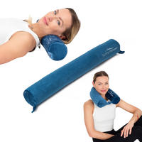 NACKENROLLE - Blau, Textil (10/68cm) - KomfortKissen
