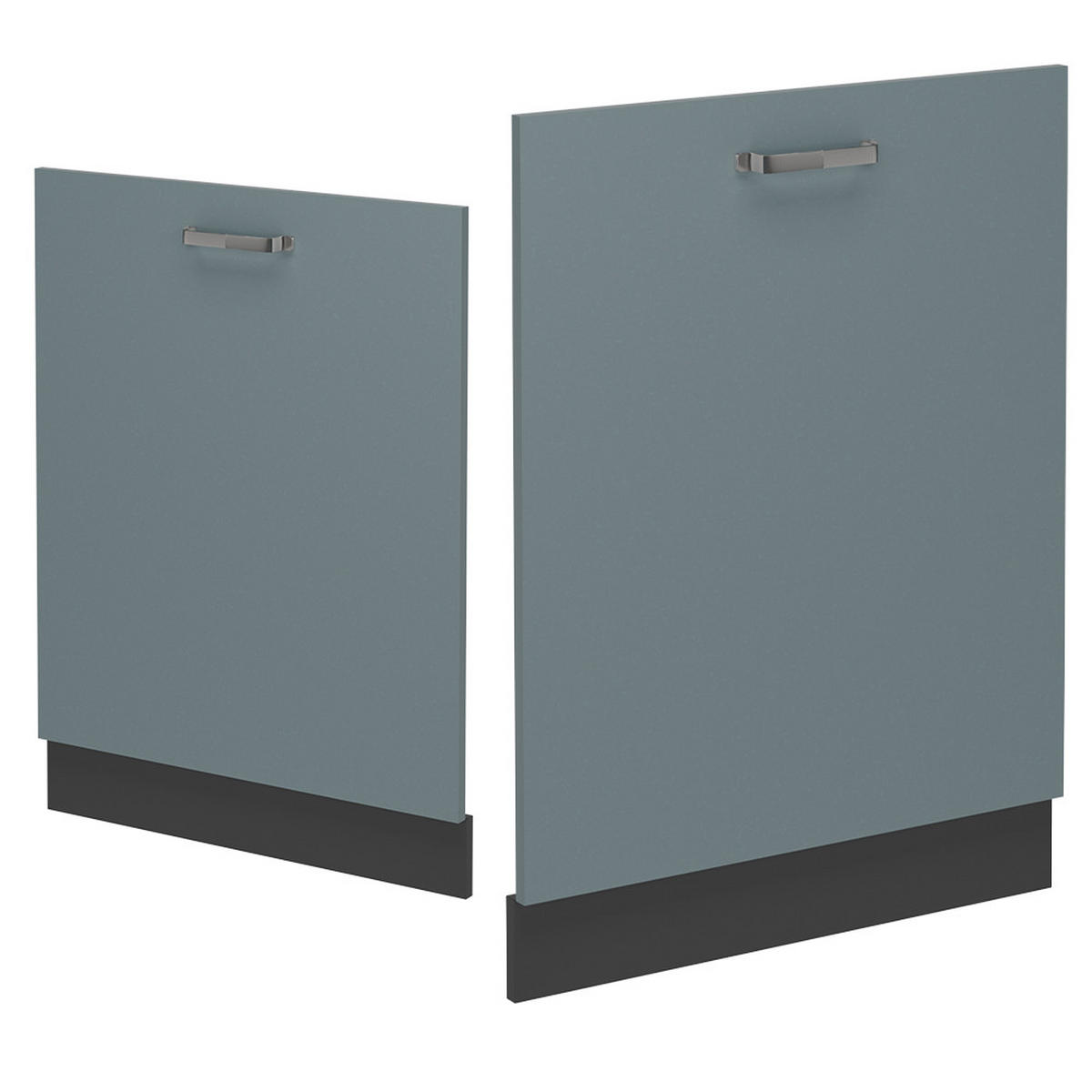 GESCHIRRSPÜLBLENDE R-Line Blau-Grau 60 cm , AP Eiche - Anthrazit/Blaugrau, Holzwerkstoff (60/81.8/1.6cm) - Vicco