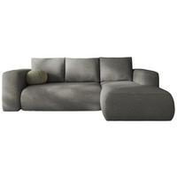 ECKSOFA LAMBI, Grau - Lambi 12 - Greige, Textil (266/114cm) - Moderno Meble