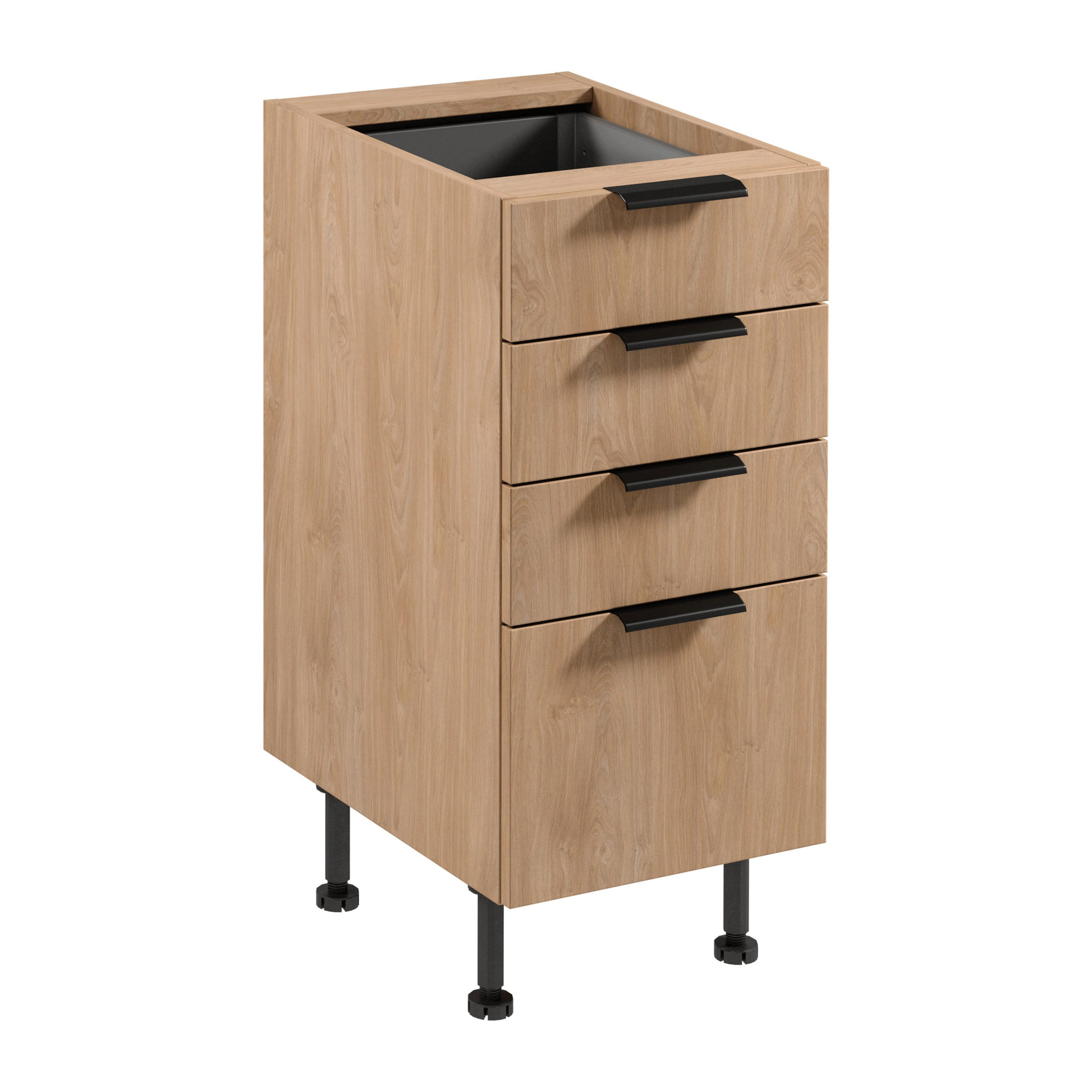 UNTERSCHRANK D40S4 AX – Sorento – Sonoma Eiche - Sonoma Eiche, Holzwerkstoff (40/87/52cm) - ROYAL24_MARKT