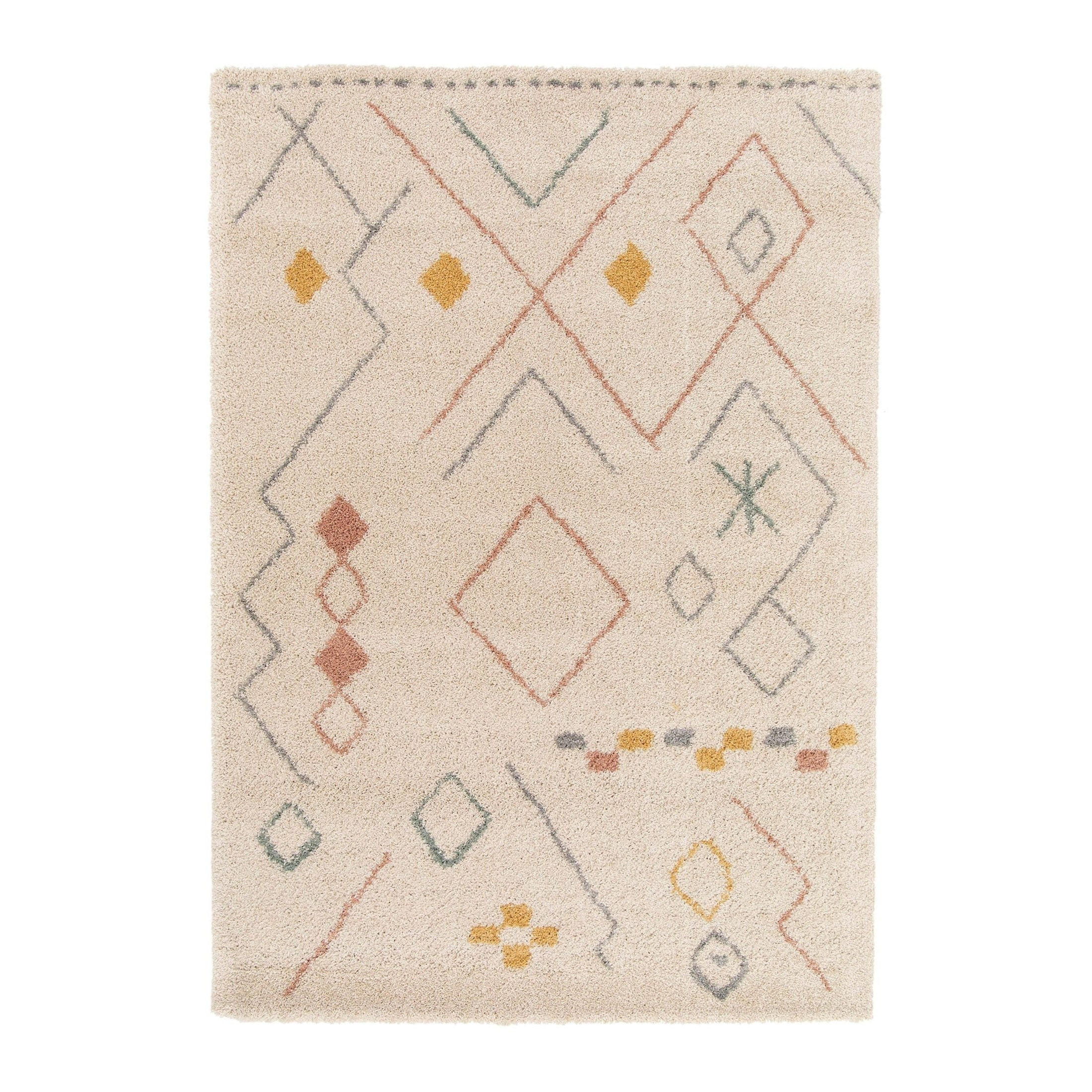 TEPPICH dicker und bequemer Shaggy beige - Beige, Textil (80/150cm) - AFK Living