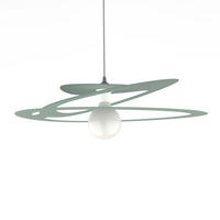 HÄNGELEUCHTE - Grün, Metall (51/60/11cm) - Lumicom