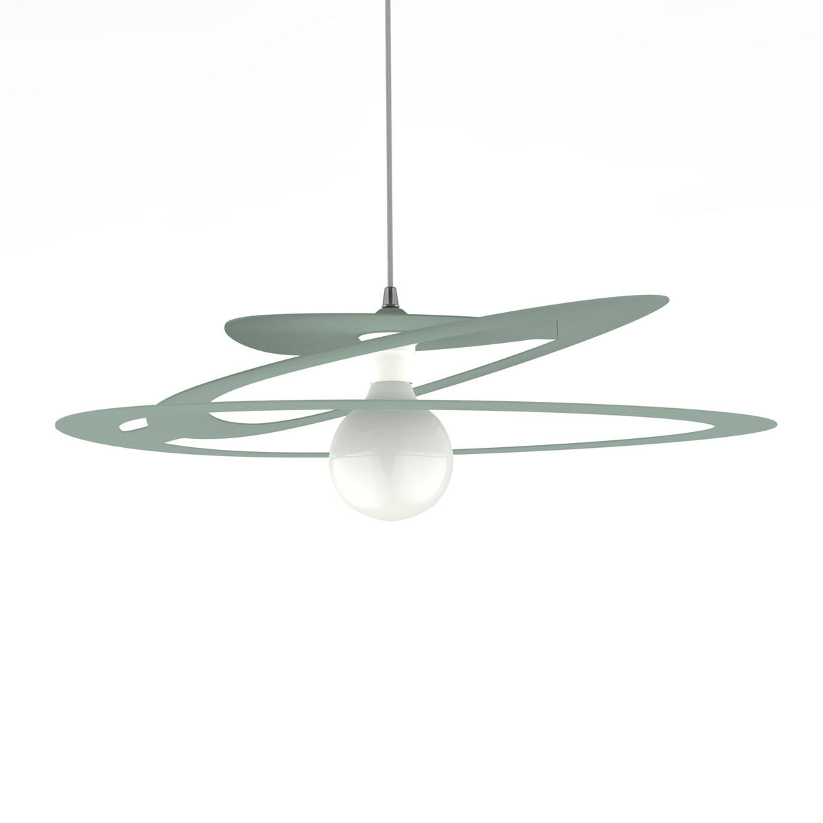 HÄNGELEUCHTE - Grün, Metall (51/60/11cm) - Lumicom