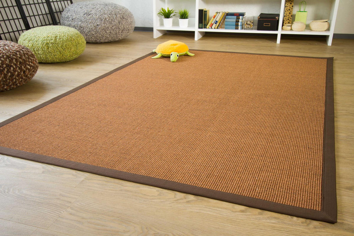 FLACHGEWEBETEPPICH 250/350 cm Brazil - Braun, Naturmaterialien (250/350cm) - Steffensmeier