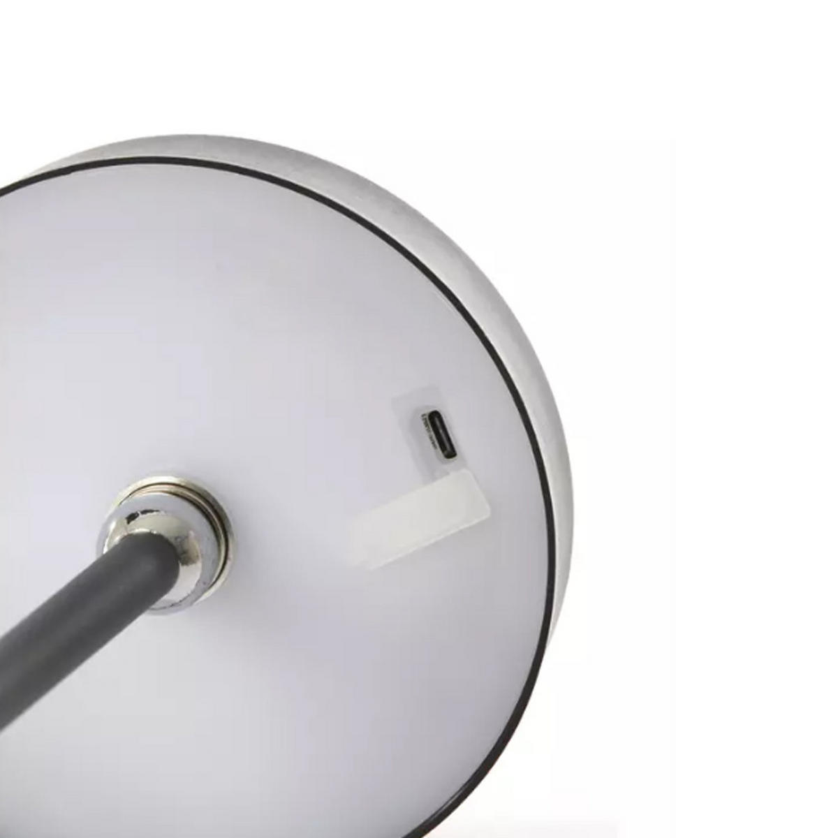 TISCHLEUCHTE AMPEHA Ø13x47 cm, Metall, Schwarz - Schwarz, Metall (13/13/47cm) - Light & Living