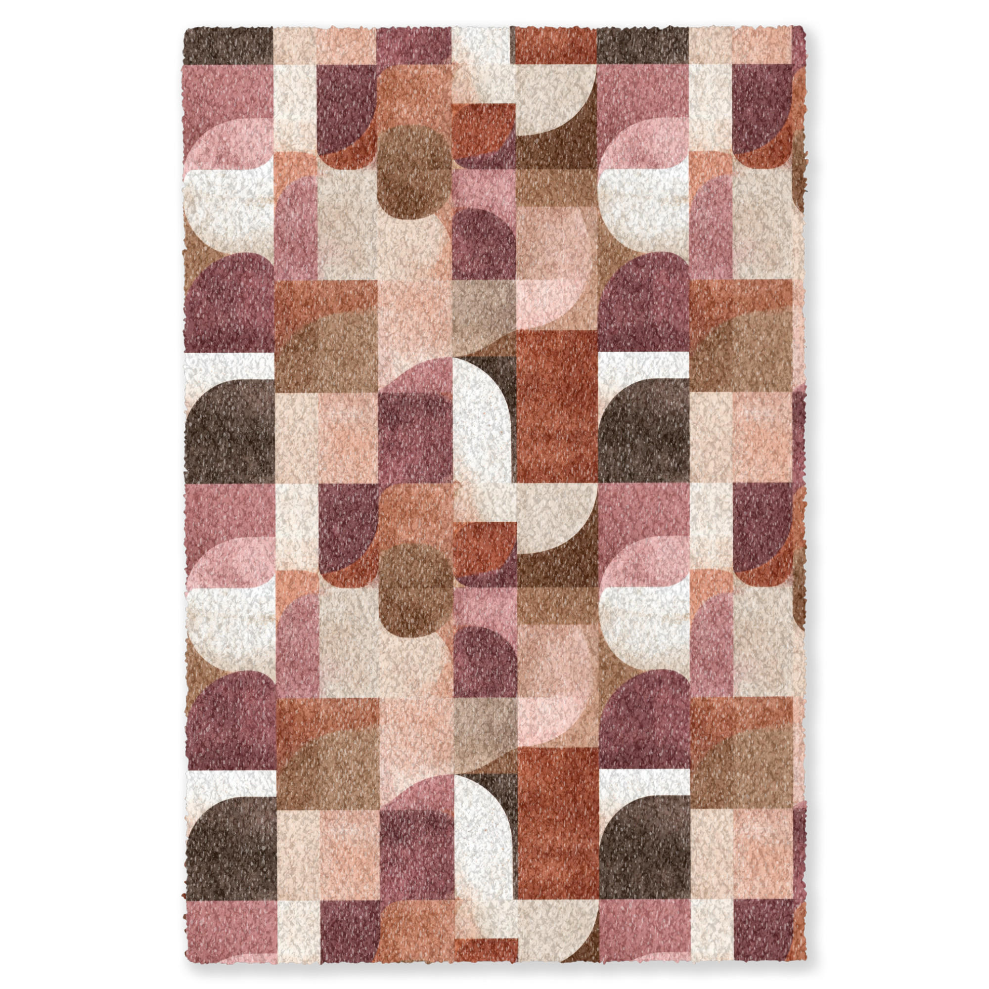KOBERCE - Geometria - Moderné - Retro - 140x200 cm - viacfarebná, textil/plast (140/0.4cm) - OnlyWow