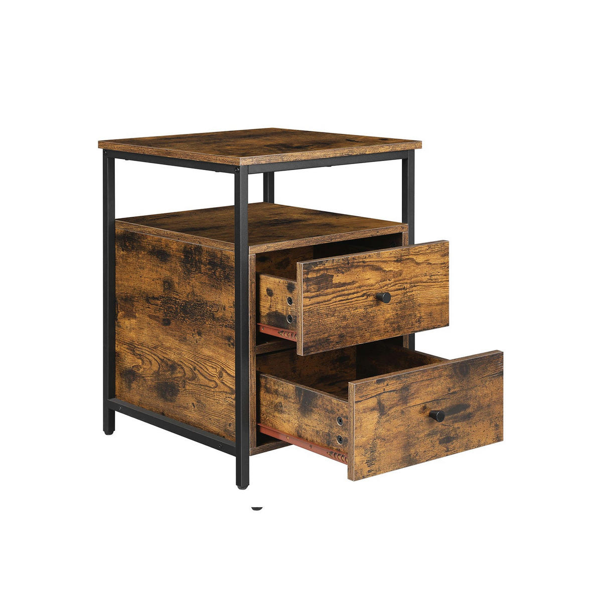 NACHTTISCH BEISTELLTISCH - Braun, Holzwerkstoff (45/60/45cm) - Hansiro
