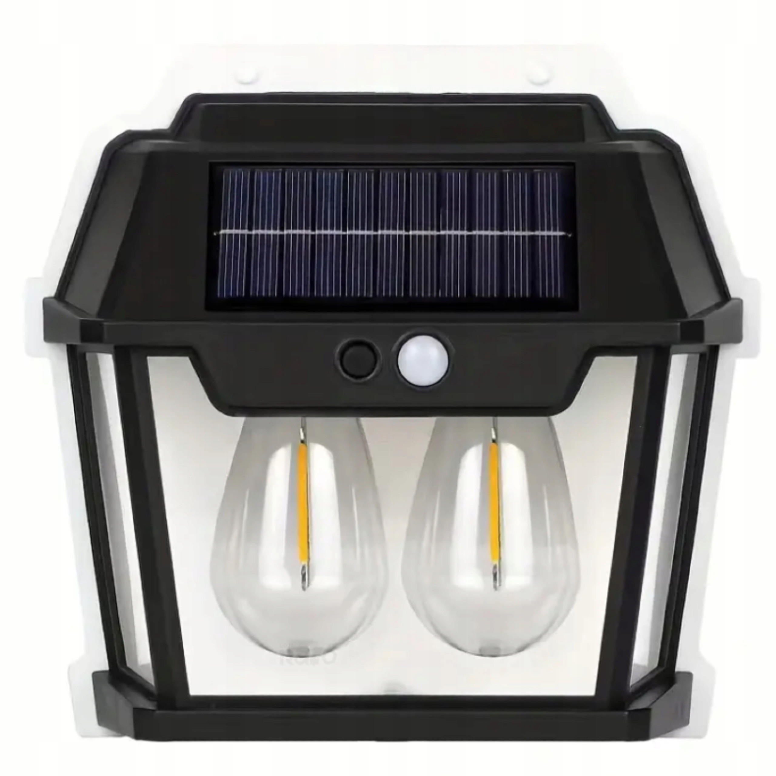 SOLARLAMPE für Außen mit Bewegungsmelder - Schwarz, Kunststoff (6.5/17.5/18.7cm)