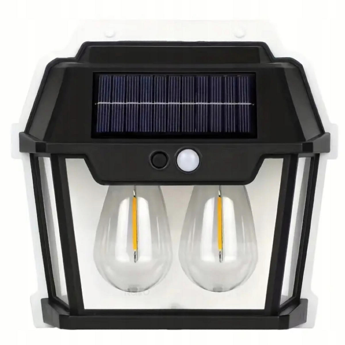 SOLARLAMPE für Außen mit Bewegungsmelder - Schwarz, Kunststoff (6.5/17.5/18.7cm)