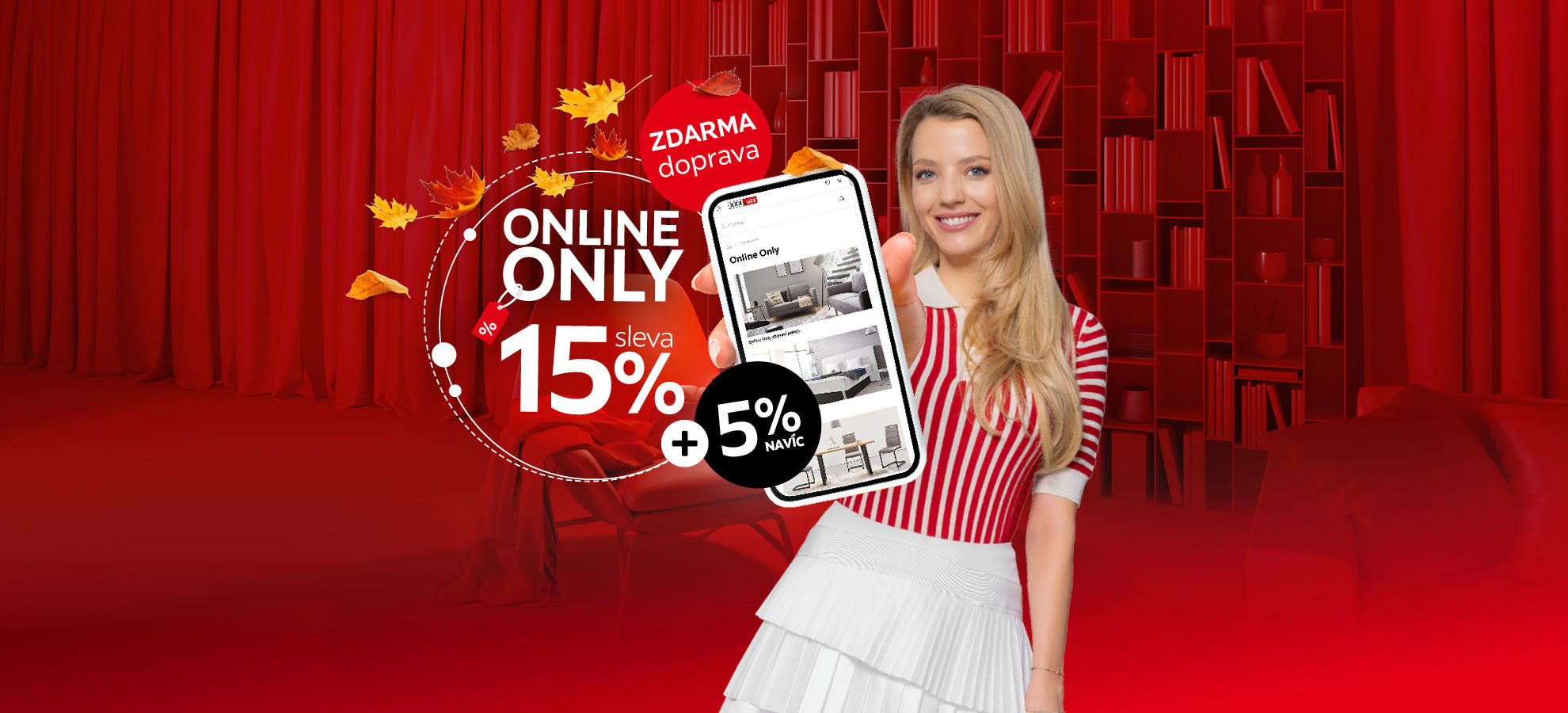Sleva 20 % na online only