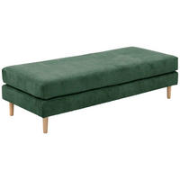 HOCKERBANK Kaylynn Cordstoff dunkelgrün - Dunkelgrün, Kunststoff (170/45/71cm) - 58aufmkessel