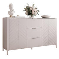 KOMMODE LORIEN 153 cm, 3 Schublade(n) Kaschmir - Kaschmir, Holzwerkstoff/Metall (153.1/95.1/40.6cm) - Idohome