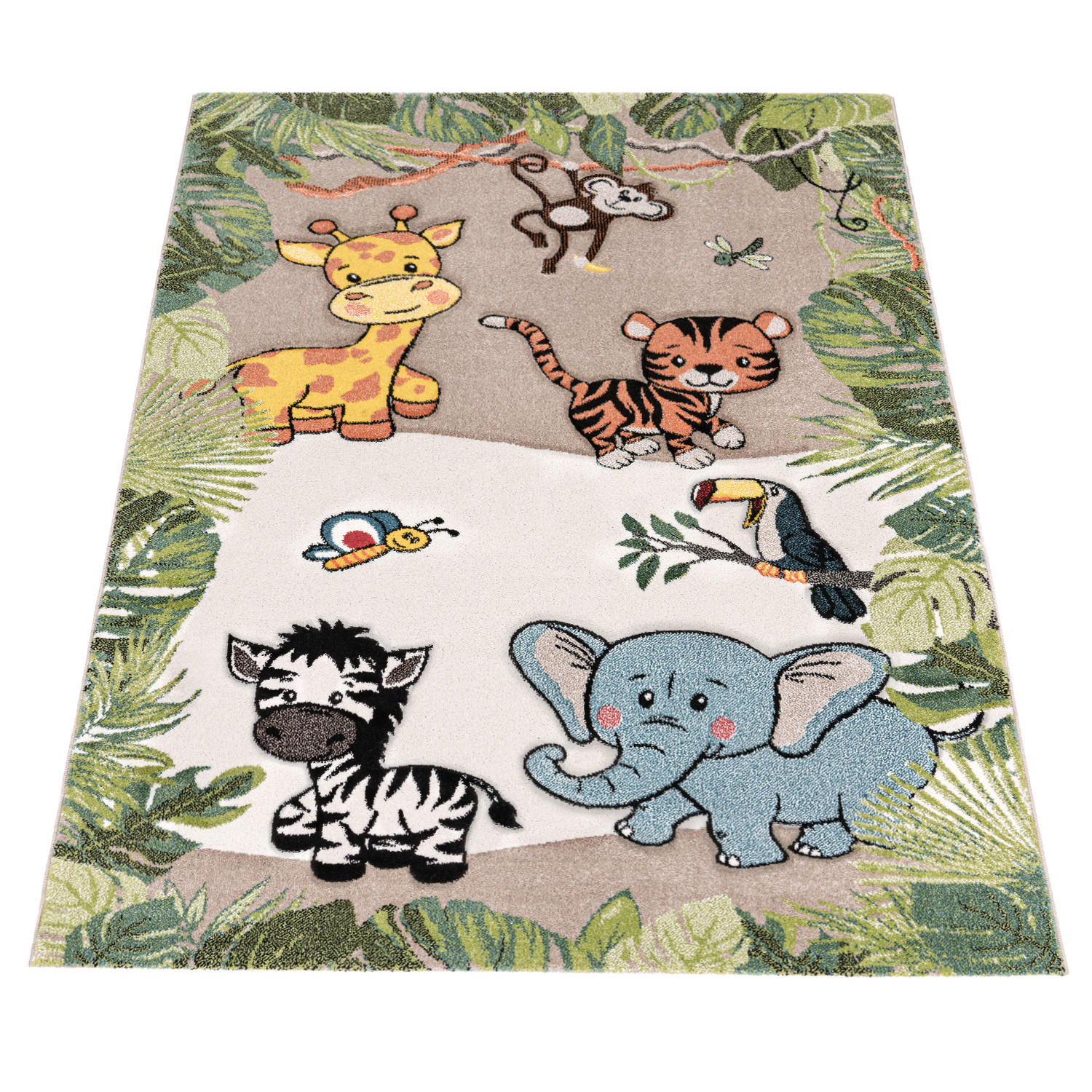 KINDERTEPPICH 133/133 cm Diamond 644 - Beige, Textil (133/133cm) - Paco Home