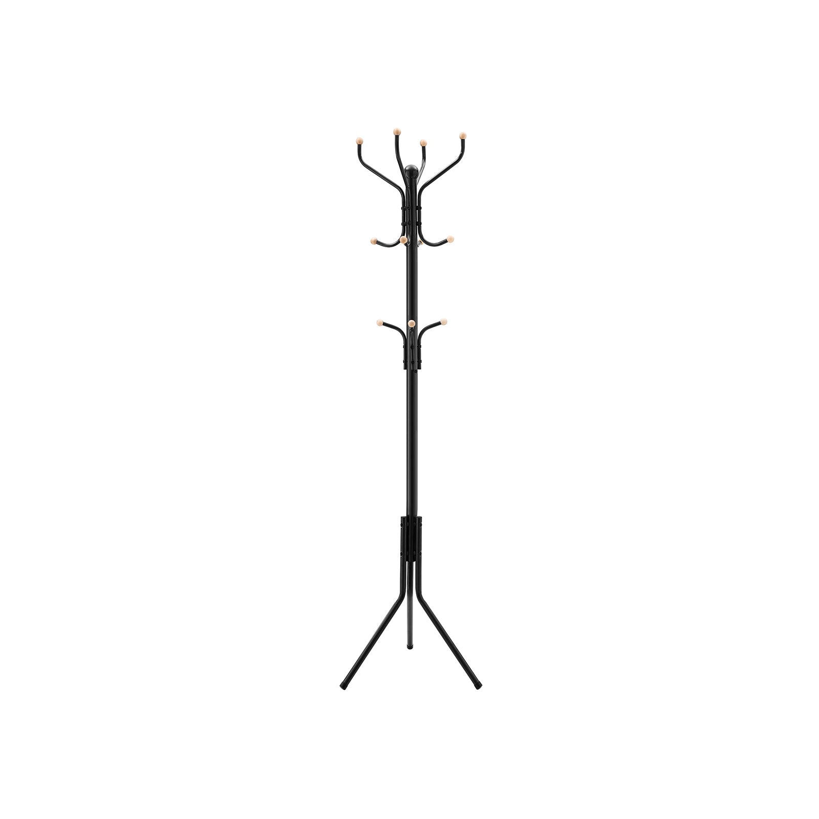 GARDEROBENSTÄNDER - Schwarz, Metall (44/182/44cm) - Hansiro