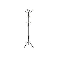 GARDEROBENSTÄNDER - Schwarz, Metall (44/182/44cm) - Hansiro