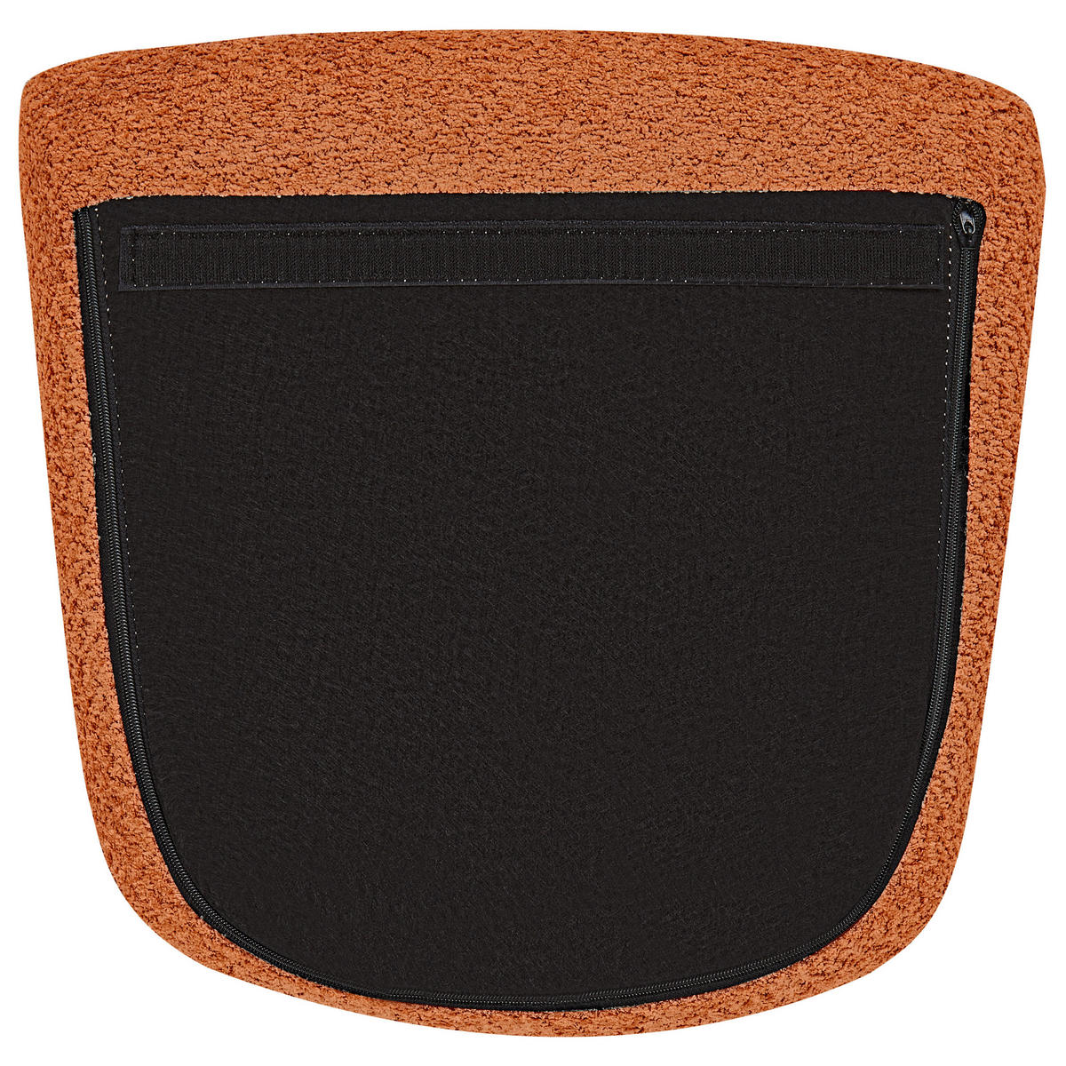 SCHAUKELSESSEL Bouclé Orange Anaset - Goldfarben/Orange, Textil (74/99/99cm) - Beliani
