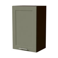 HÄNGESCHRANK Oslo W2/45 Lava / Reed Green Matt 45 / 32,5 / 72cm - Dunkelgrau/Grün, Holz/Holzwerkstoff (45/72/32.5cm) - Feldmann-Wohnen