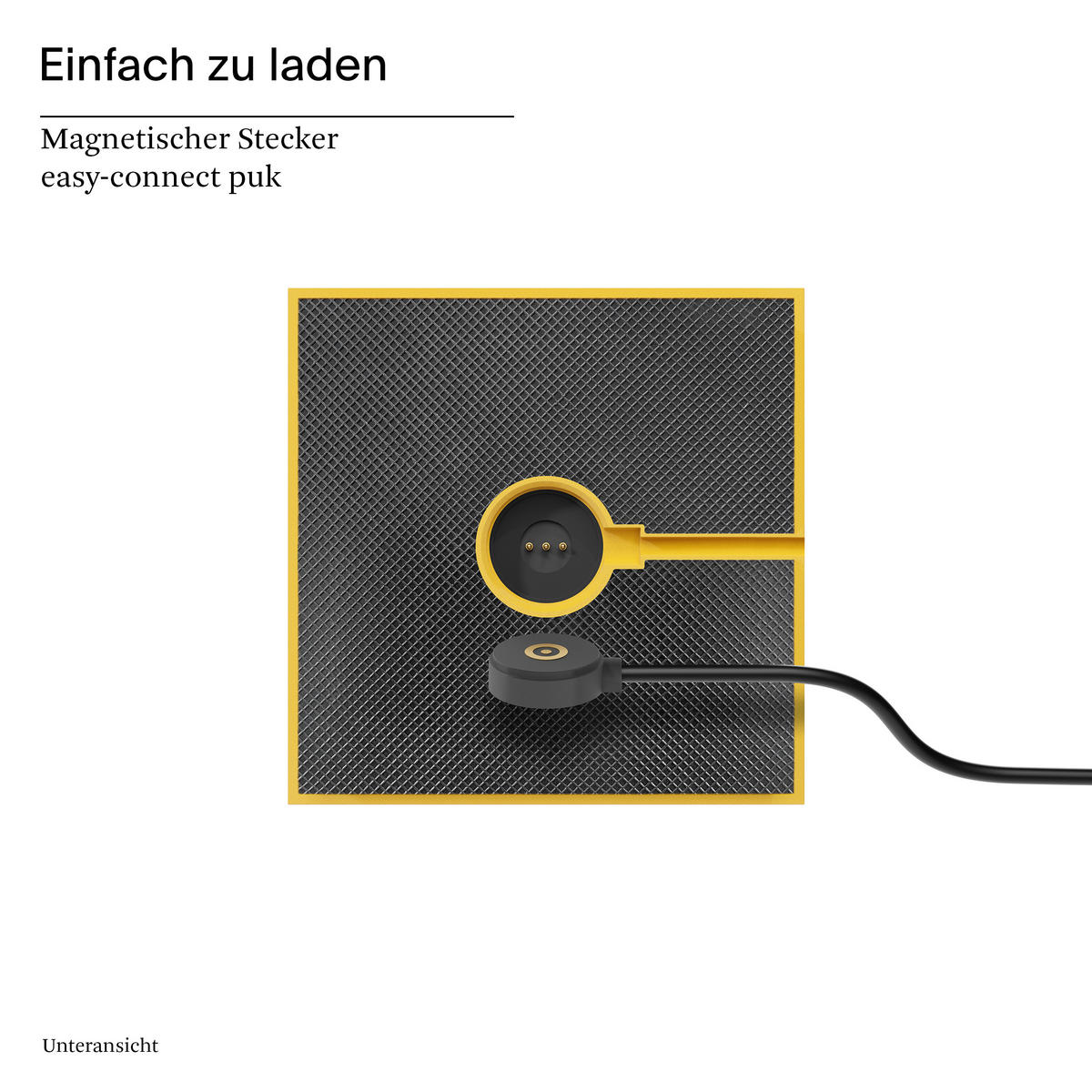 LED Akku-Tischlampe, Nuindie 3.0 sonnengelb - Gelb, Metall (38/10/38cm) - Sigor
