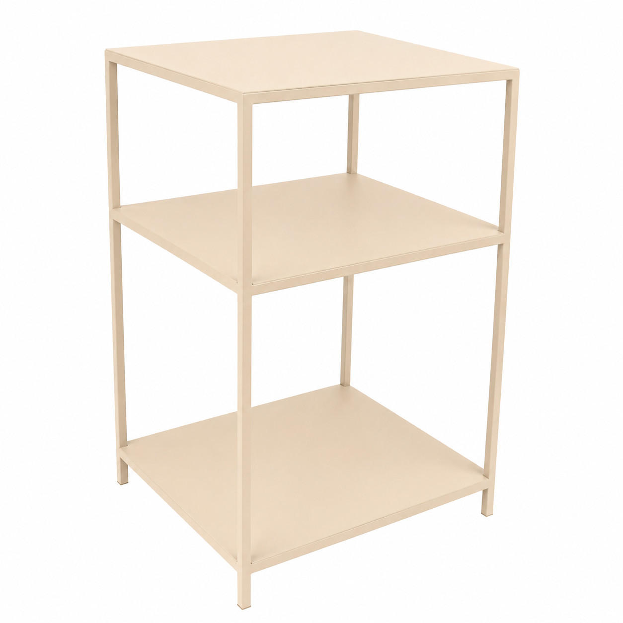NACHTTISCH Jita - Beige, Metall (42/63/35cm) - LOFT42