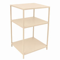 NACHTTISCH Jita - Beige, Metall (42/63/35cm) - LOFT42