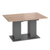 ESSTISCH Dix Anthrazit 140 x 90 cm - Honigeiche/Anthrazit, Holzwerkstoff (90/140/76cm) - Vicco