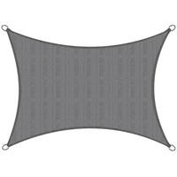 SONNENSEGEL SolVision HS9 200/300 cm rechteckig Anthrazit HDPE - Anthrazit, Kunststoff (300/200cm) - Sol Royal