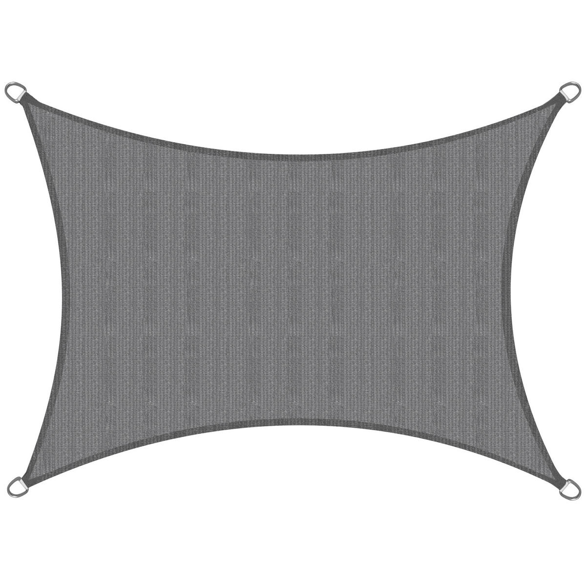 SONNENSEGEL SolVision HS9 200/300 cm rechteckig Anthrazit HDPE - Anthrazit, Kunststoff (300/200cm) - Sol Royal