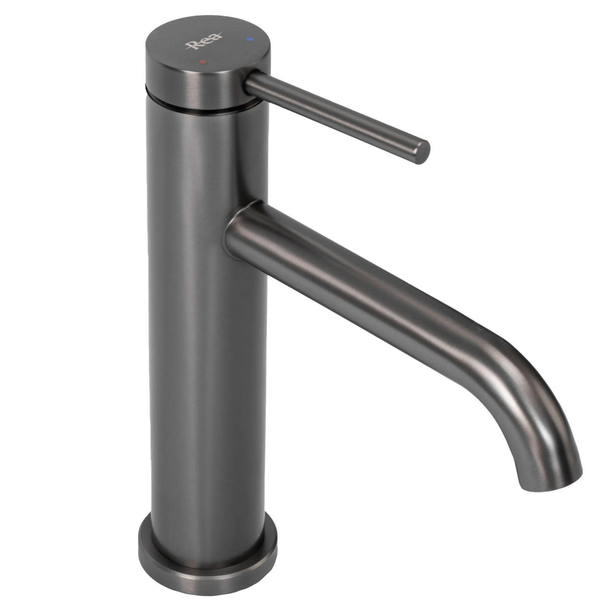 WASCHBECKENARMATUR Rea Clif Titanium - Titanfarben, Metall (4/20.5/16.5cm) - REA