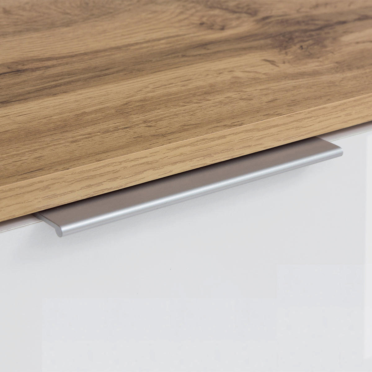 SIDEBOARD Selma Bílá a dřevo - bílá, kompozitní dřevo (104/106/41cm) - Petits-meubles