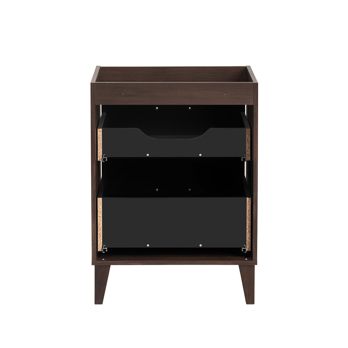 SKRINKA POD UMÝVADLO 60cm Moka Drevo - hnedá, kompozitné drevo (60/82/46cm) - Petits-meubles