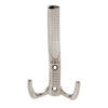 DOPPEL GARDEROBENHAKEN 7.58 / 1.69 / 14.28 cm - Nickelfarben, Metall (1.69/14/7.58cm) - Intirilife