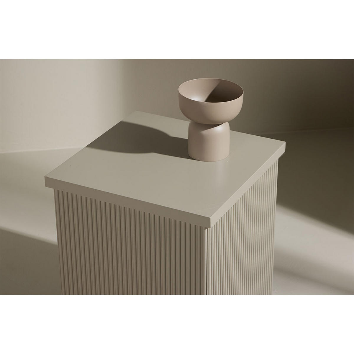 BEISTELLTISCH, Lenox, Beige, MDF, 40 x 40 x 45 cm - Beige, Holzwerkstoff (40/40/45cm) - ebuy24