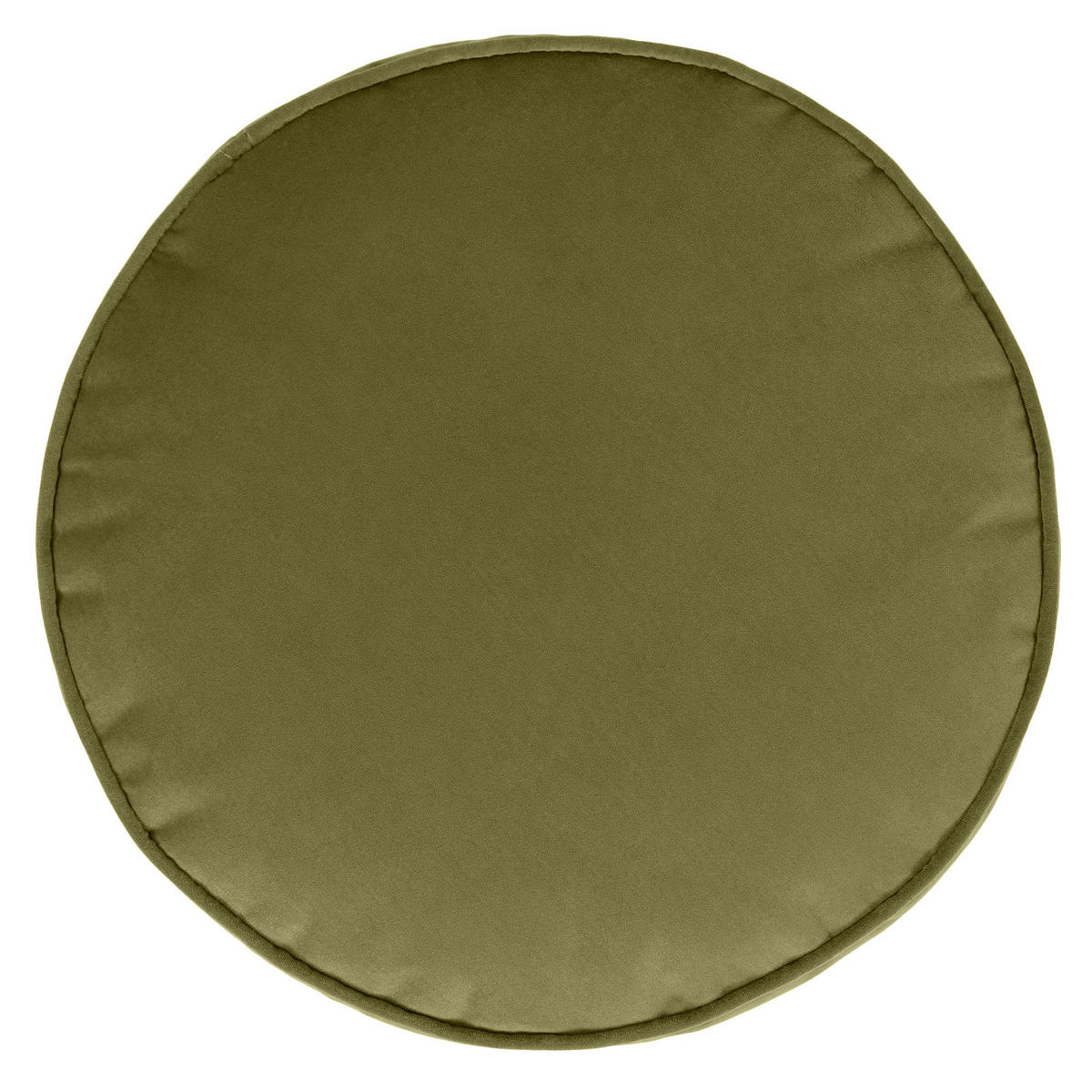 SITZPOUF Rund Milano - Olivgrün, Textil (55/35/35cm) - icon