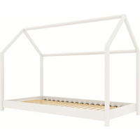 HAUSBETT Dala aus Holz, Weiß 80x160 cm - Weiß, Holz (160/80cm) - WFL GROUP