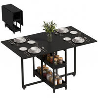 ESSTISCH Schwarz 133.4/80.0/75.0 - Schwarz, Holzwerkstoff (133.4/80/75cm)
