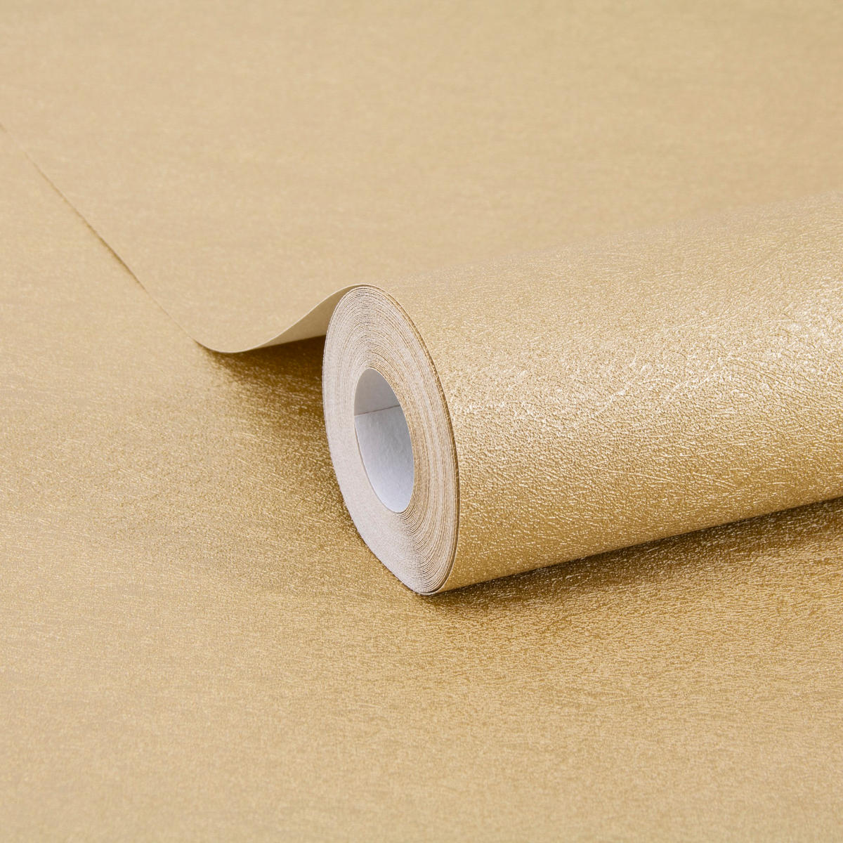 VLIESTAPETE Atemberaubendes Gold - Goldfarben, Papier/Kunststoff (52/1000cm) - Sublime