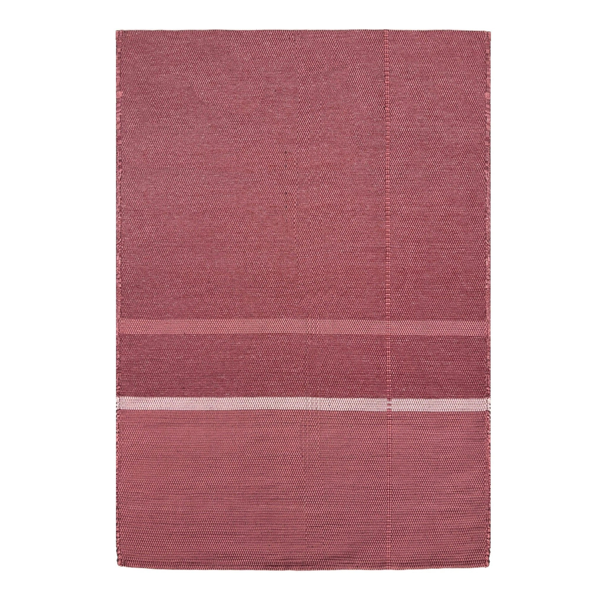 TEPPICH aus recycelten Fasern handgewebt rosa - Pink, Naturmaterialien (120/170cm) - AFK Living
