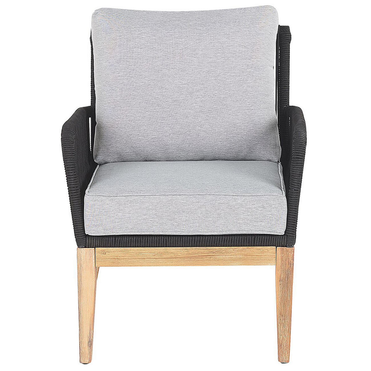 LOUNGE-SET 4-sitzer Akazienholz Grau Merano - Grau, Holz - Beliani