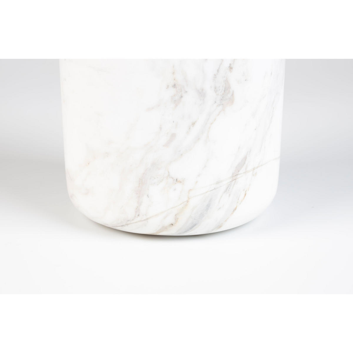 VASE Fajen Weiß - Weiß, Stein (25cm) - Zuiver