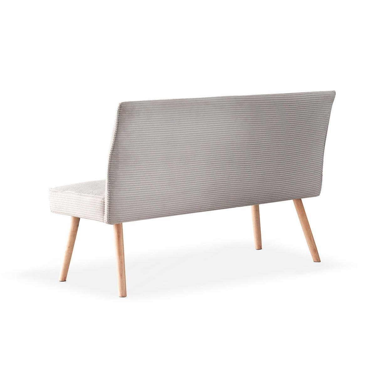 SITZBANK PAUL 120/63/90 cm Grau - Grau, Holz/Textil (120/90/63cm) - DUBI Möbel