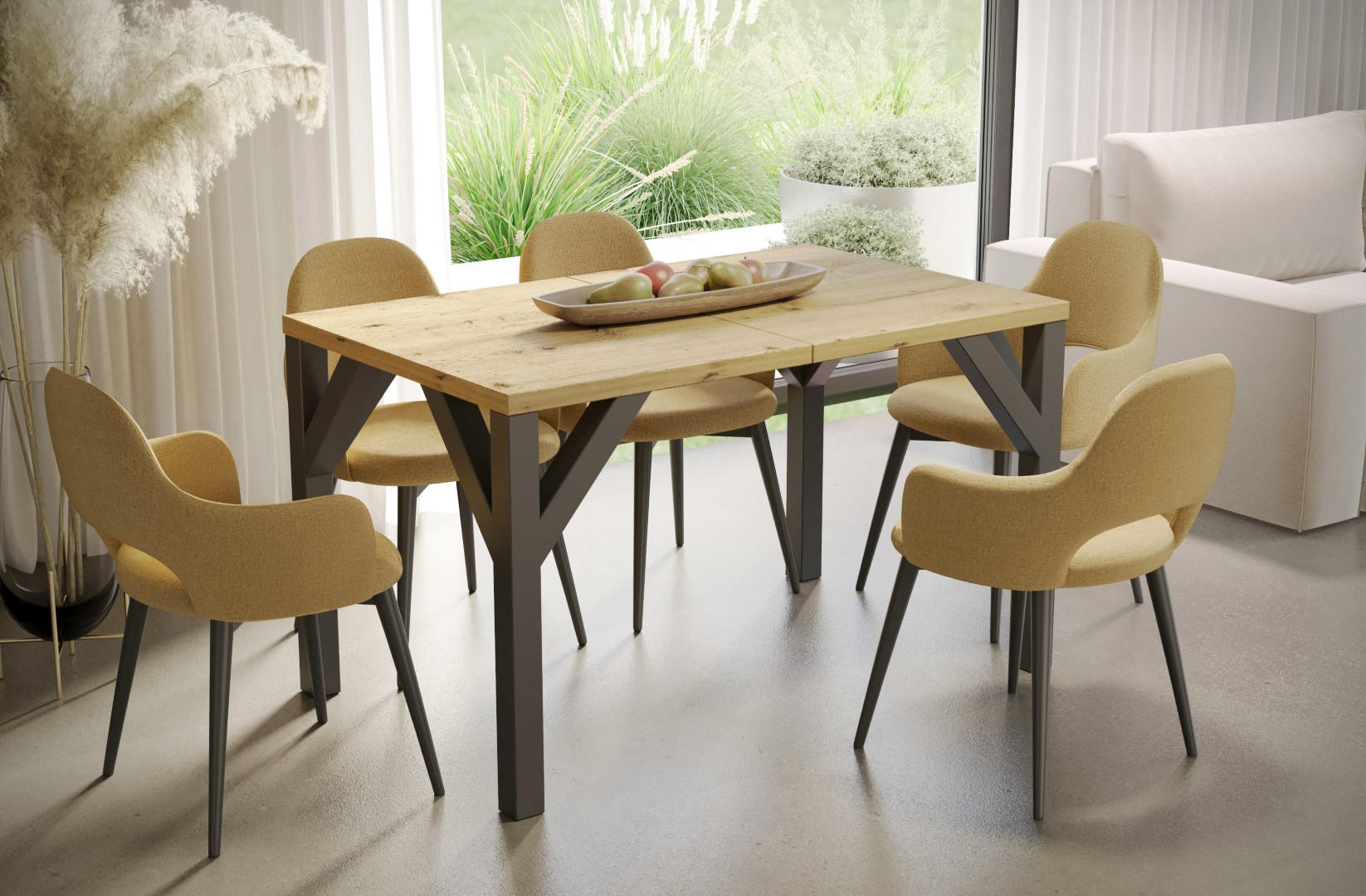 ESSTISCH Baltika ausziehbar bis 240 cm - Eiche Artisan, Holzwerkstoff (130/90/75cm) - Endo-Moebel