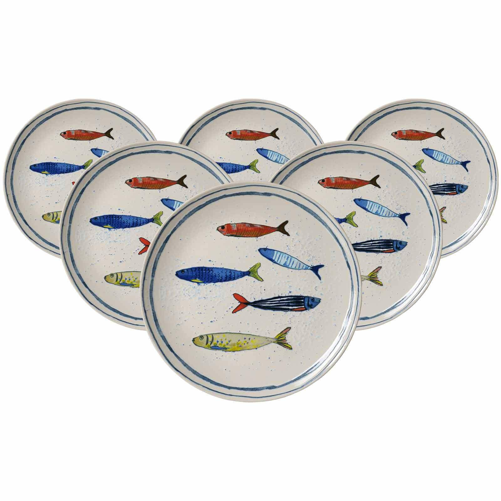 SPEISETELLER Maro bunt ø 26 cm 6er Set - Multicolor, Keramik (26cm) - Ritzenhoff Breker